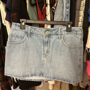 Denim Mini Skirt